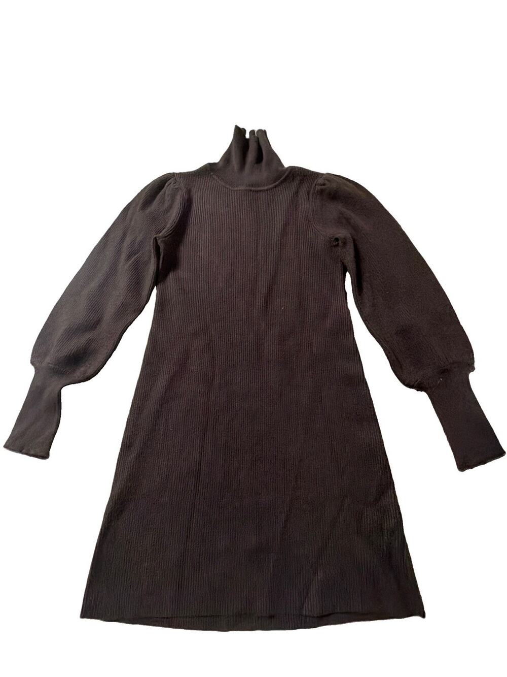 Boston Proper Balloon Sleeve Sweater Dress Chocolate Size XS (AU29)